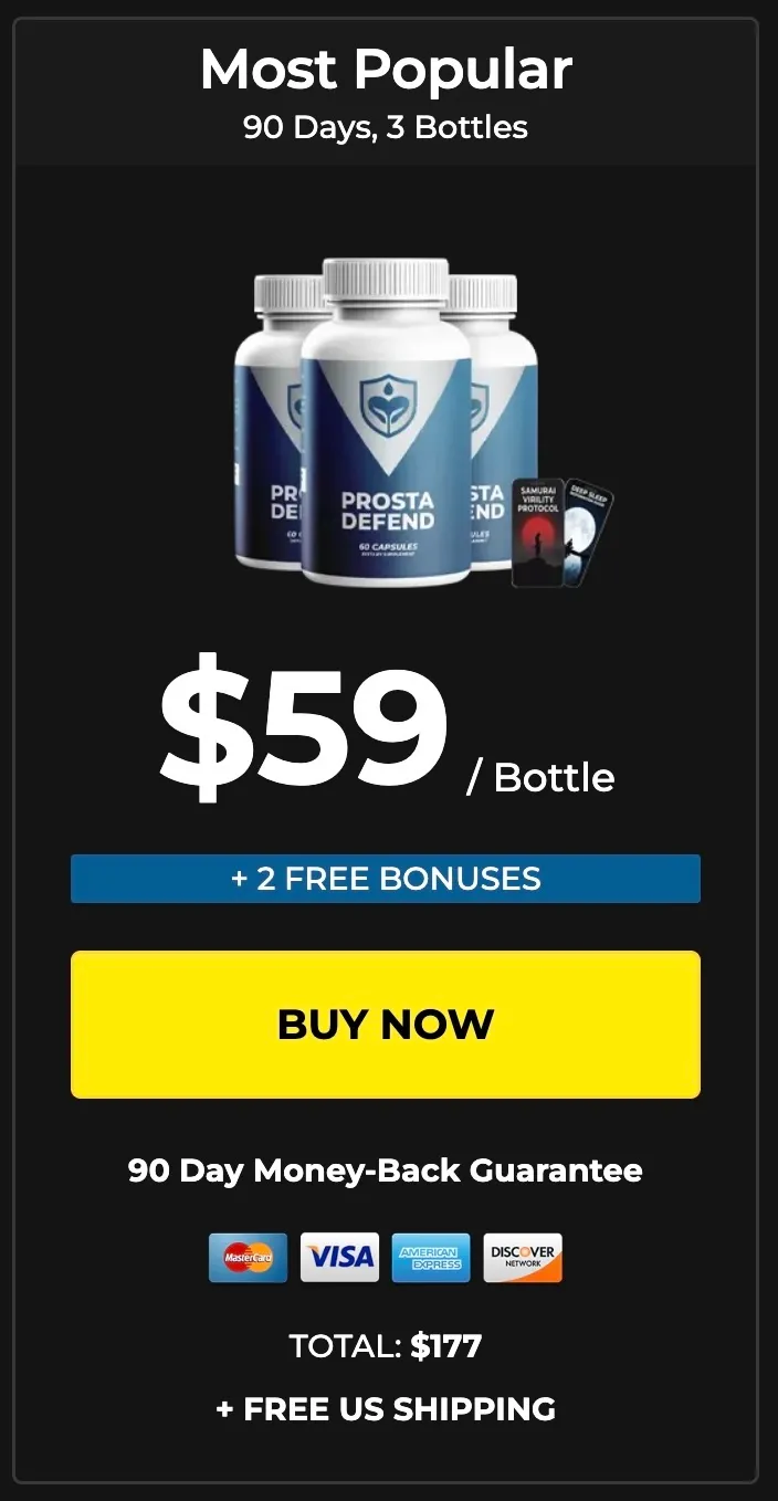 Prosta Defend 3 bottles bundle