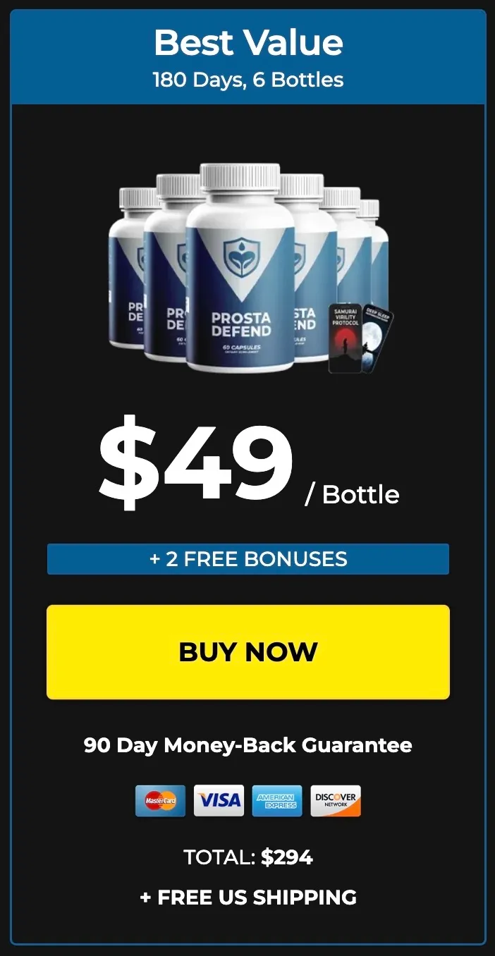 Prosta Defend 6 bottles bundle